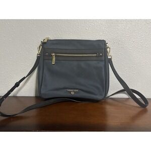 Michael Kors Women's Crossbody Bag Navy Blue Nylon